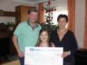Spendenübergabe durch Frau Nowak Spendenübergabe durch Frau Nowak